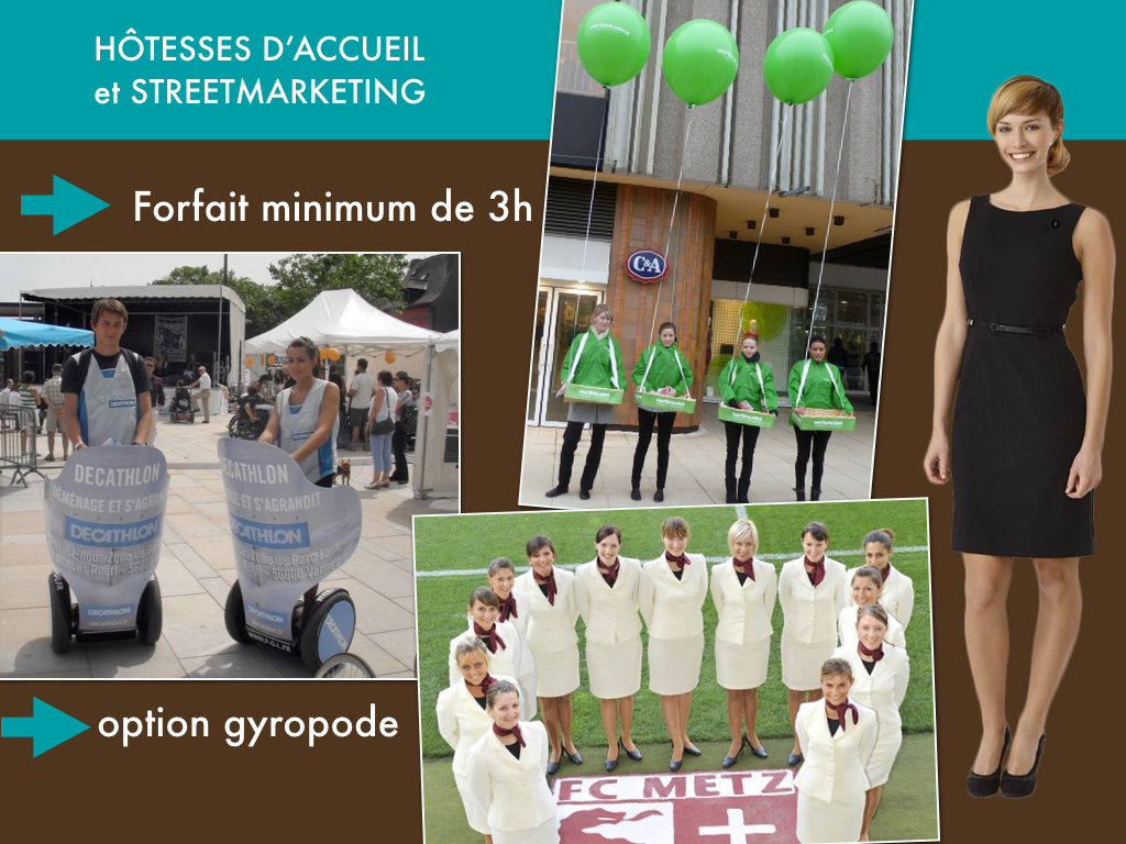 Hôtesses d'accueil